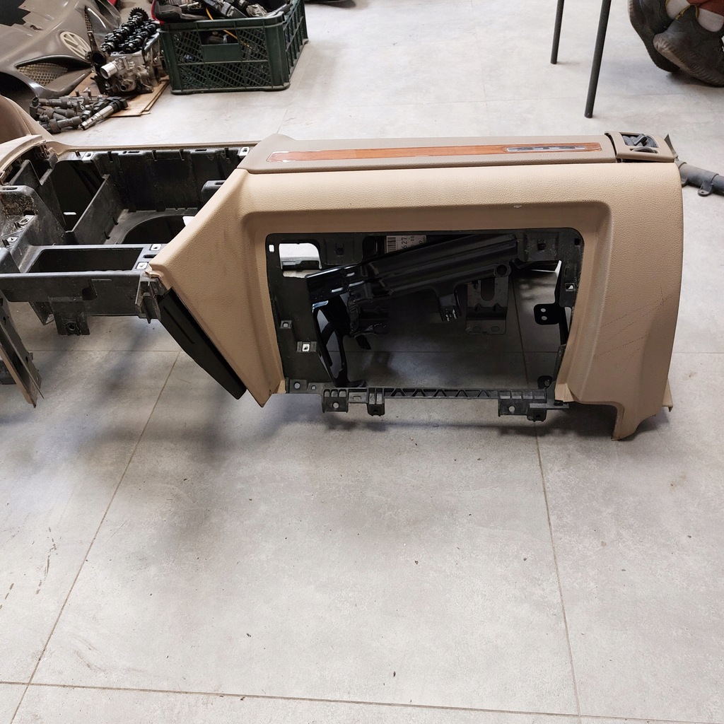 фото №6, Cadillac sts панель приладів приладова панель приладів beż kawa