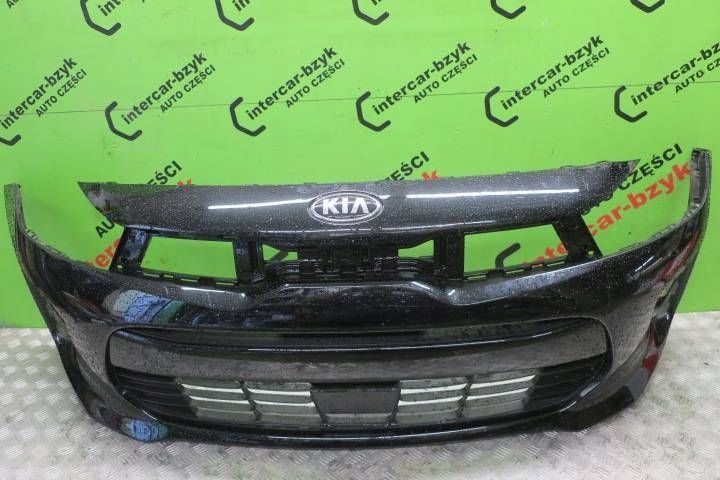 фото №1, Kia rio 2016 2017 2018 бампер передний решётка чёрный