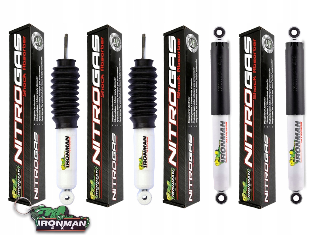 фото №1, Амортизаторы перед задняя +2'' mitsubishi l200 96-05