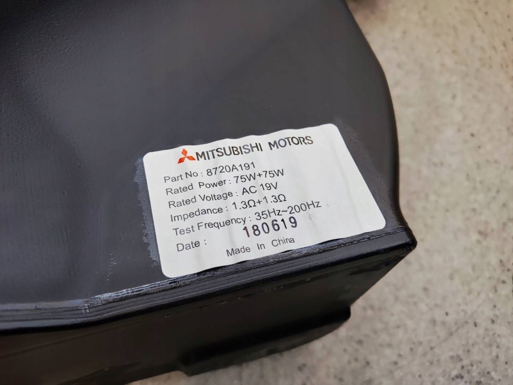 фото №6, Динамік сабвуфер 8720a191 mitsubishi eclipse cross