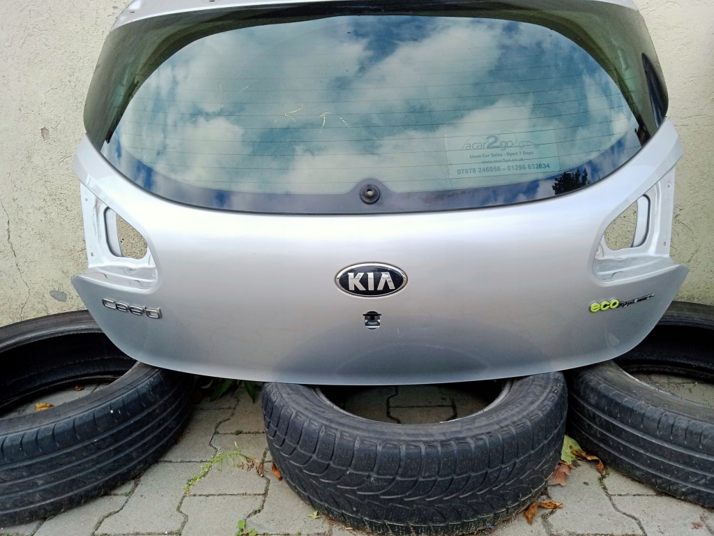 фото №4, Kia ceed ii hb кришка багажника задня задня + скло 9s 2012-