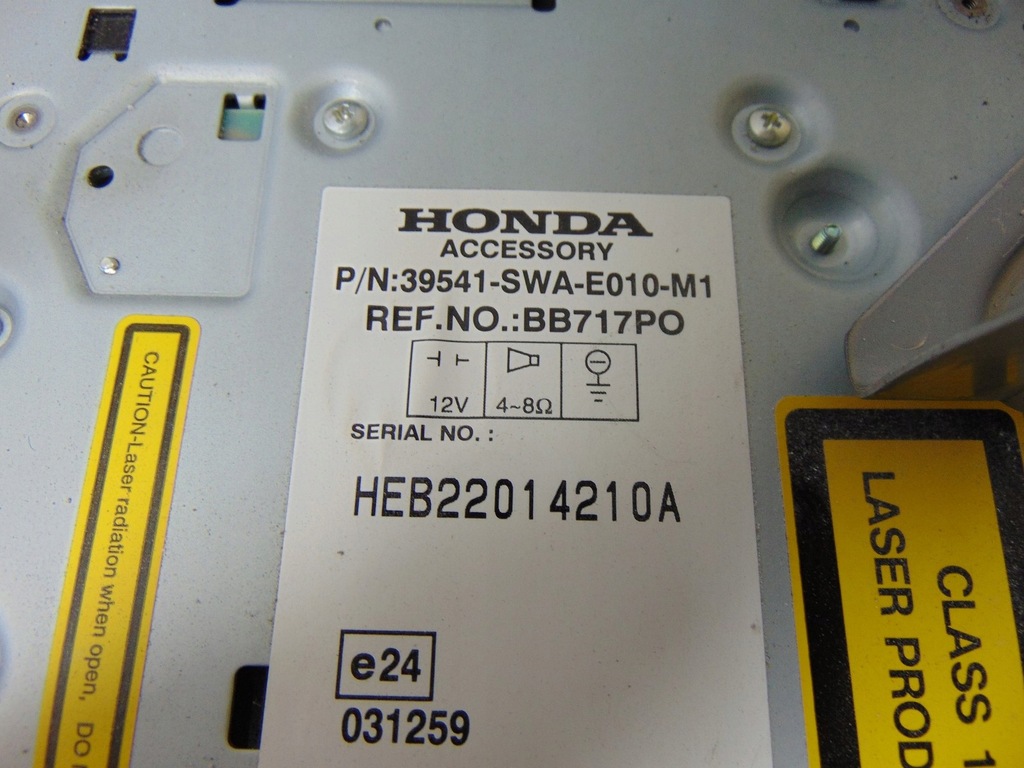 фото №13, Радіо заводський navi honda crv 39541-swa-e010-m1