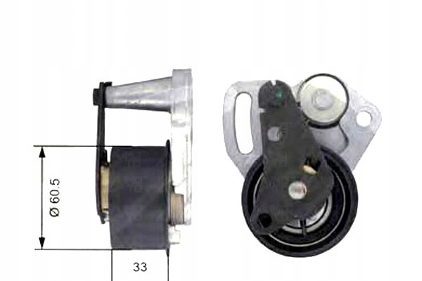 фото №2, Gates t43107 ролик натяжителя, ремень распределительного вала