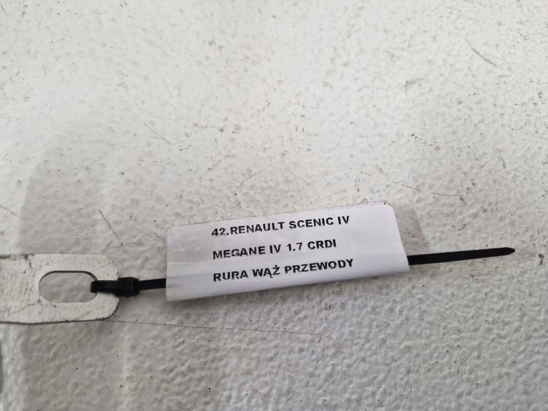 фото №6, Renault scenic iv 4 megane iv 4 1.7 crdi шланг труба wąż магистраль wody