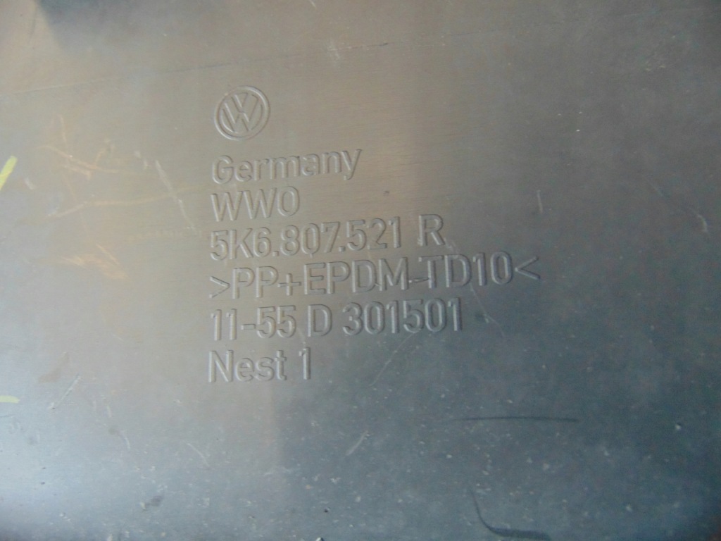 фото №7, Захист dół бампера задня vw golf vi хетчбек