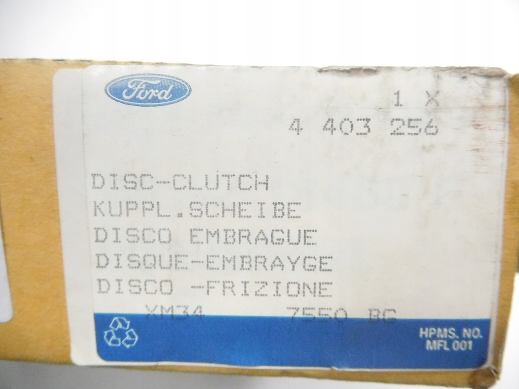 фото №6, Диск зчеплення ford ranger 2009-2012 оригінальний номер 4403256