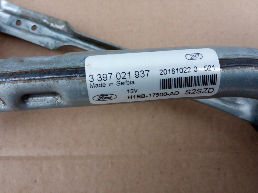 фото №5, Ford fiesta mk8 2017-21r. - механізм двірник