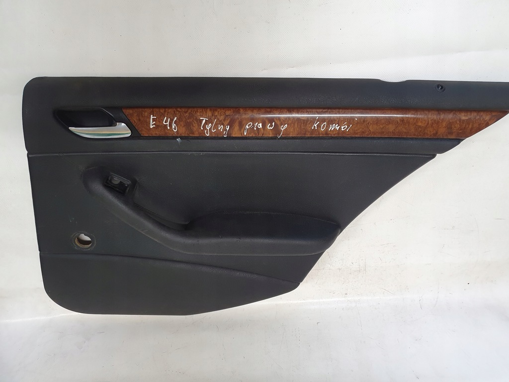 фото №7, Bmw e46 kombi обшивка двері правий задня шкіра