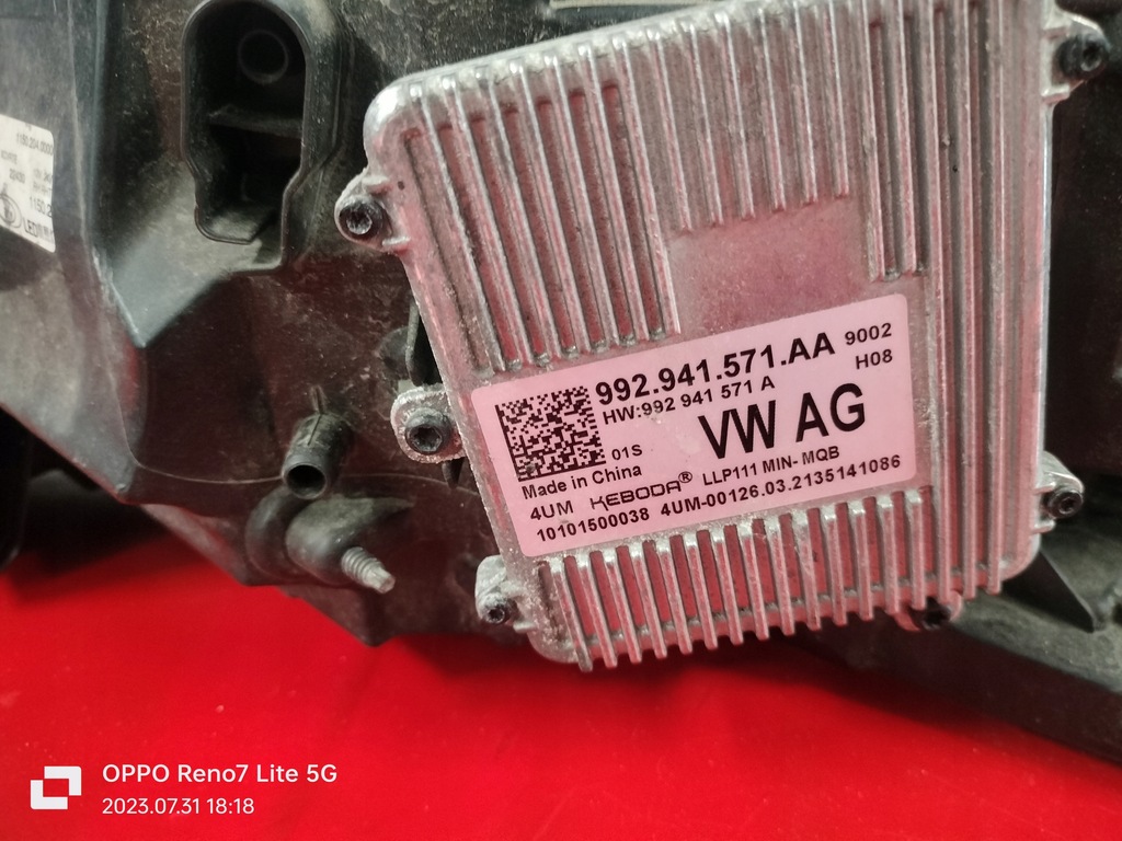 фото №6, Skoda superb фара led правая лампа 3v1941016d