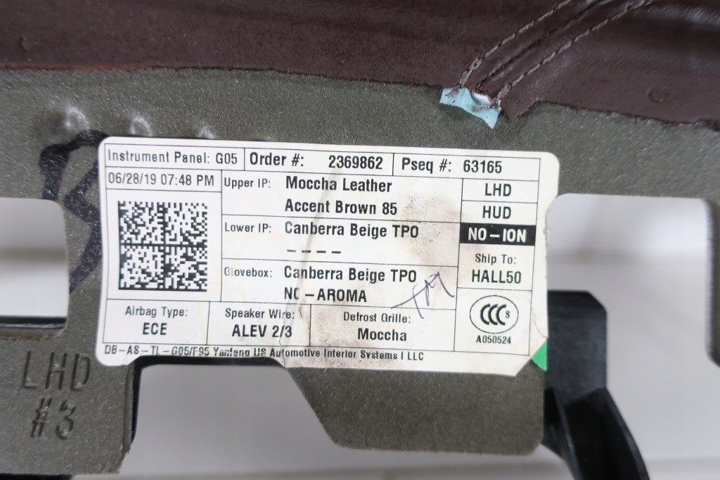 фото №7, Консоль панель приладів bmw x5 g05 x6 g06 x7 g07 шкіра hud