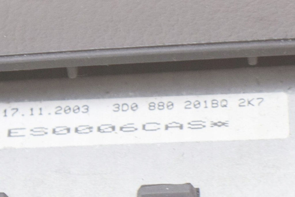 фото №5, Volkswagen phaeton 3d воздуховод 3d0880201bq 4.2 бензин 246kw 2003