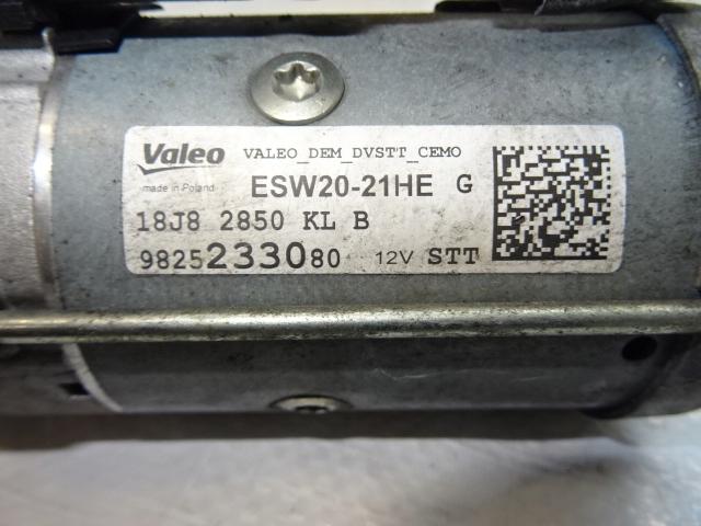 фото №6, Citroen peugeot 1.5 blue hdi стартер 9825233080