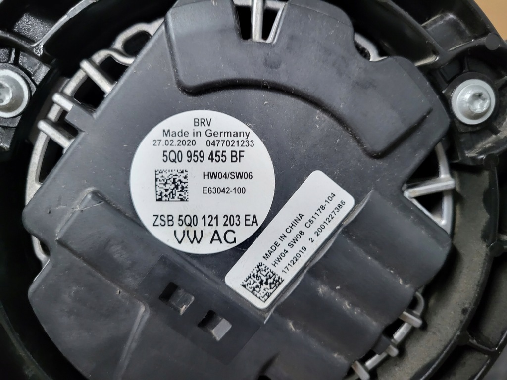 фото №5, Vw seat audi вентилятор вентилятор радіатора 5q0121203ea оригінальний