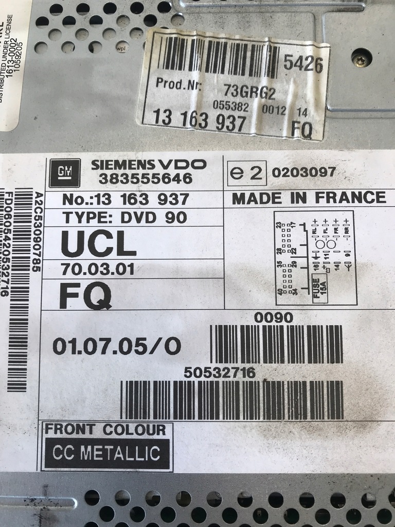 фото №6, Dvd 90 радио cd opel vectra c 13163937