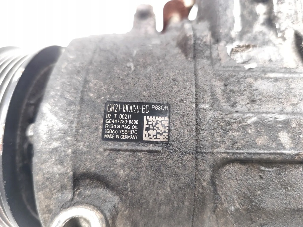 фото №7, Ford transit custom компрессор / компрессор кондиционера a/c 2.0 ecoblue 2016