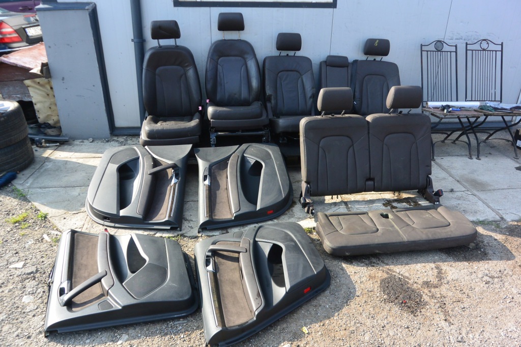 фото №1, Сиденья заднее сиденье обшивки 7 мест алькантара audi q7 eu