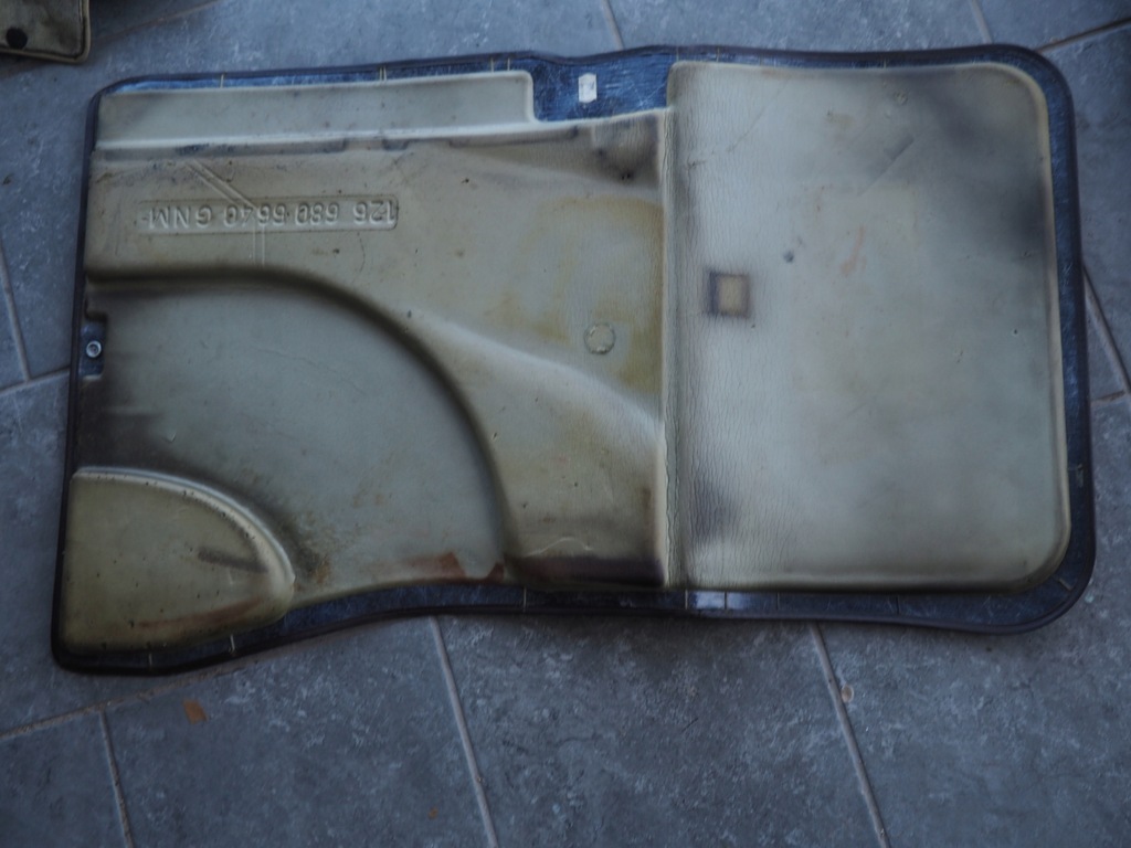 фото №5, Килимок пасажира mercedes w126 коричневий