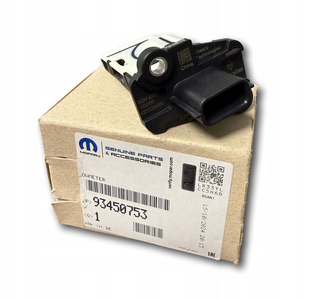 фото №1, Витратомір повітря opel movano renault master 93450753 новий оригінал