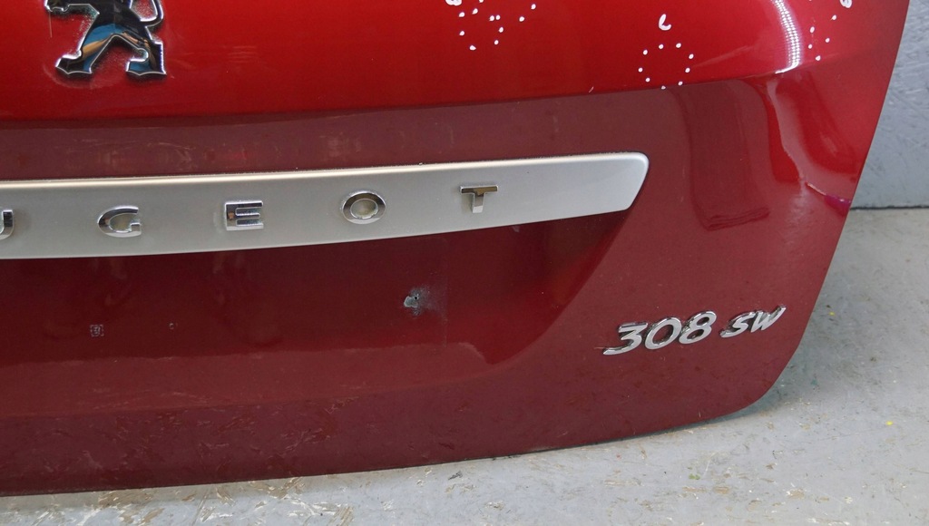 фото №9, Peugeot 308 sw kombi крышка багажника задняя k818 6f