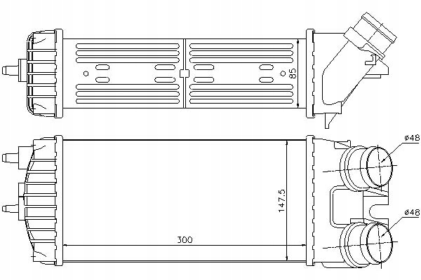 фото №1, Nissens интеркулер citroen berlingo xsara picasso