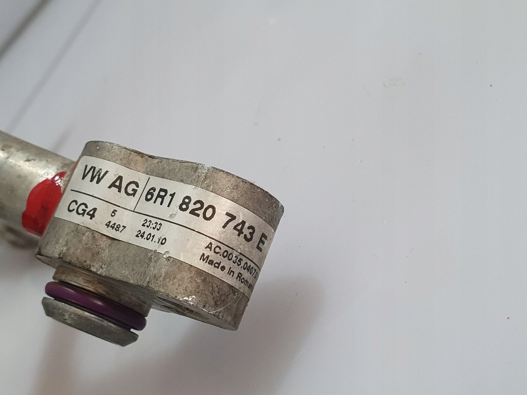 фото №8, Vw polo v 5 1.2 cgpb wąż шланг кондиционера 6r1820743e оригинал