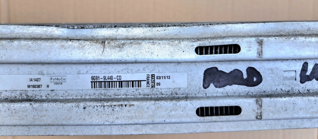 фото №7, Ford focus mk3 freelander 2 радиатор воздуха интеркулер 6g91-9l440-cd
