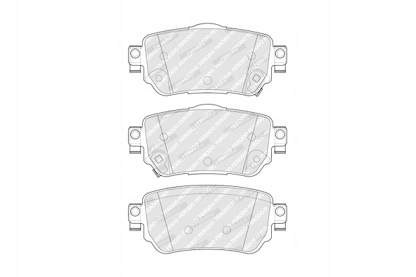 фото №2, Гальмівні колодки гальмівні задня nissan leaf qashqai ii x-trail iii renault