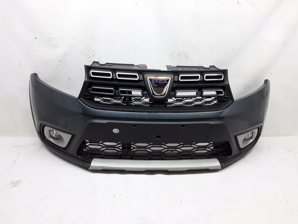 фото №1, Dacia sandero ii stepway 2016- бампер передній tekna lift
