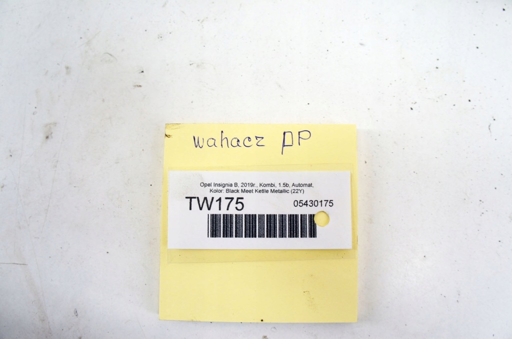 Tw175 opel insignia b 1.5i рычаг правая  перед 84198829 Недорого