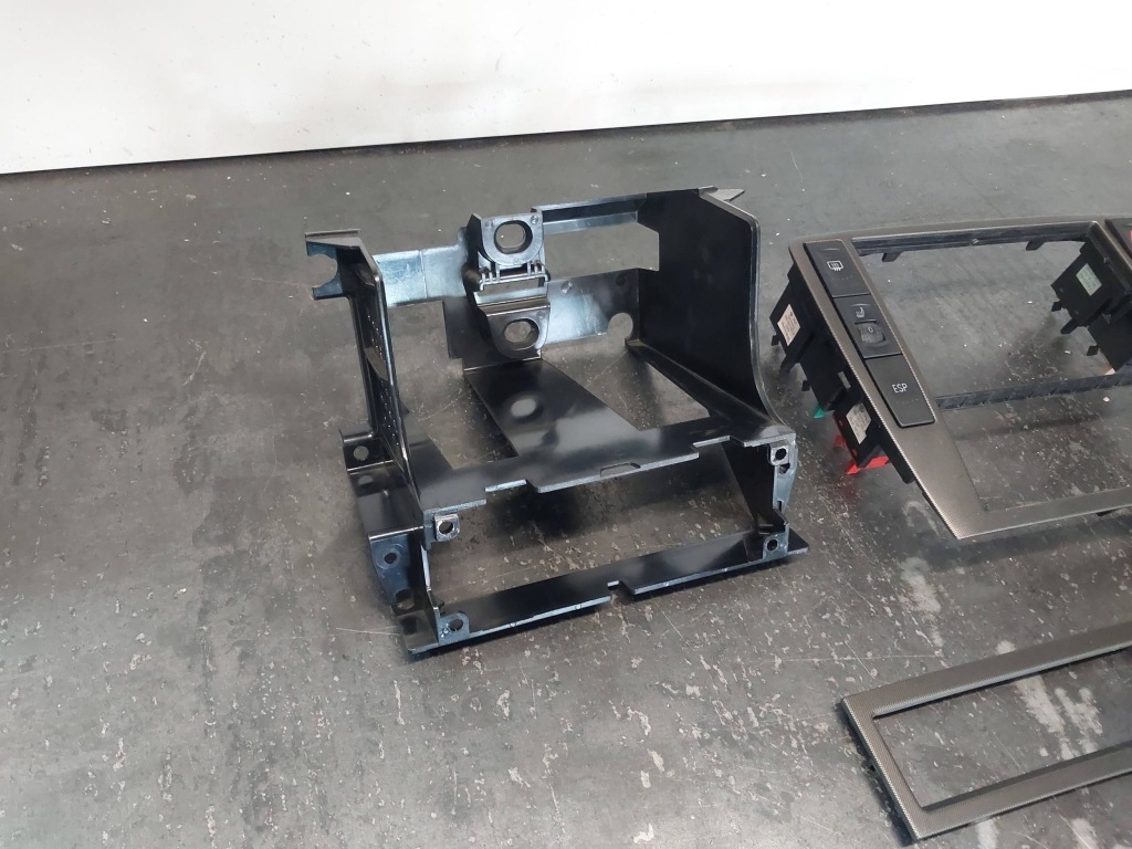 Рамка радіо панелі приладової панелі 2din volkswagen passat b5 3b0858069ba Доставка