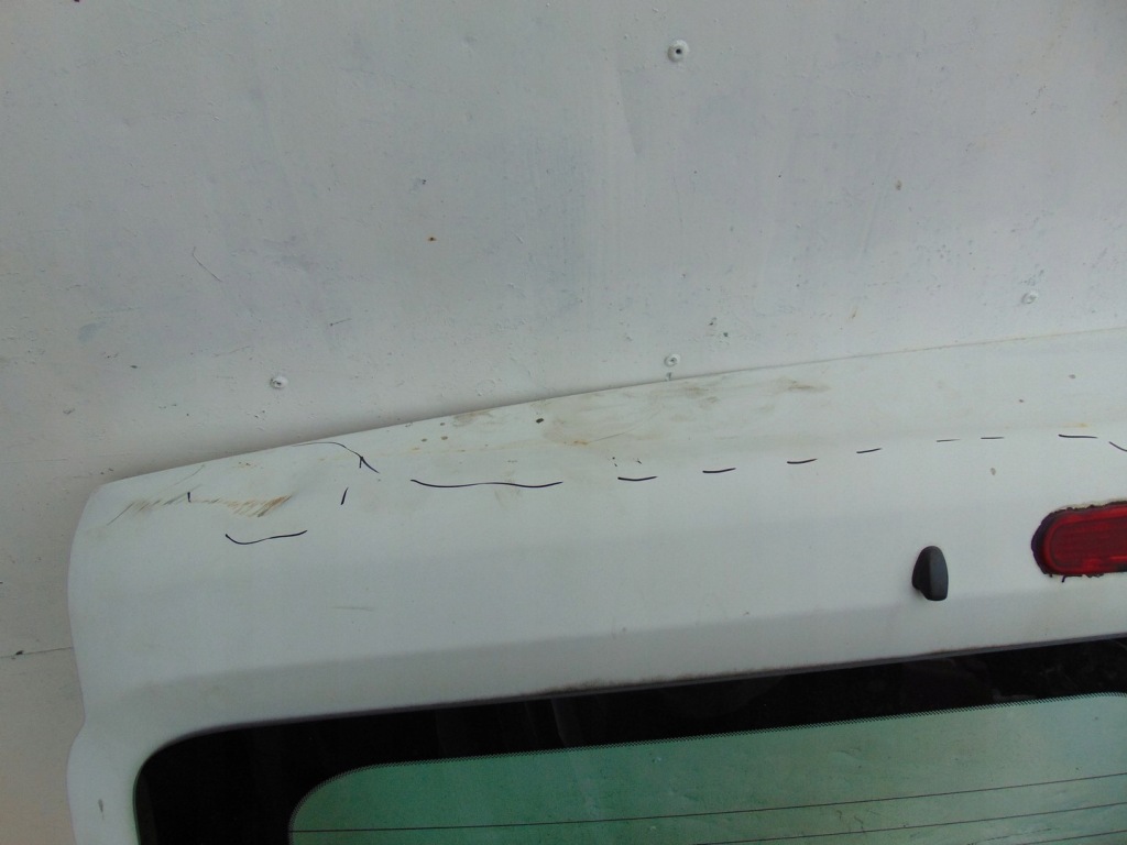 Дверь левый задняя opel combo d doblo ii с стекло белый Недорого