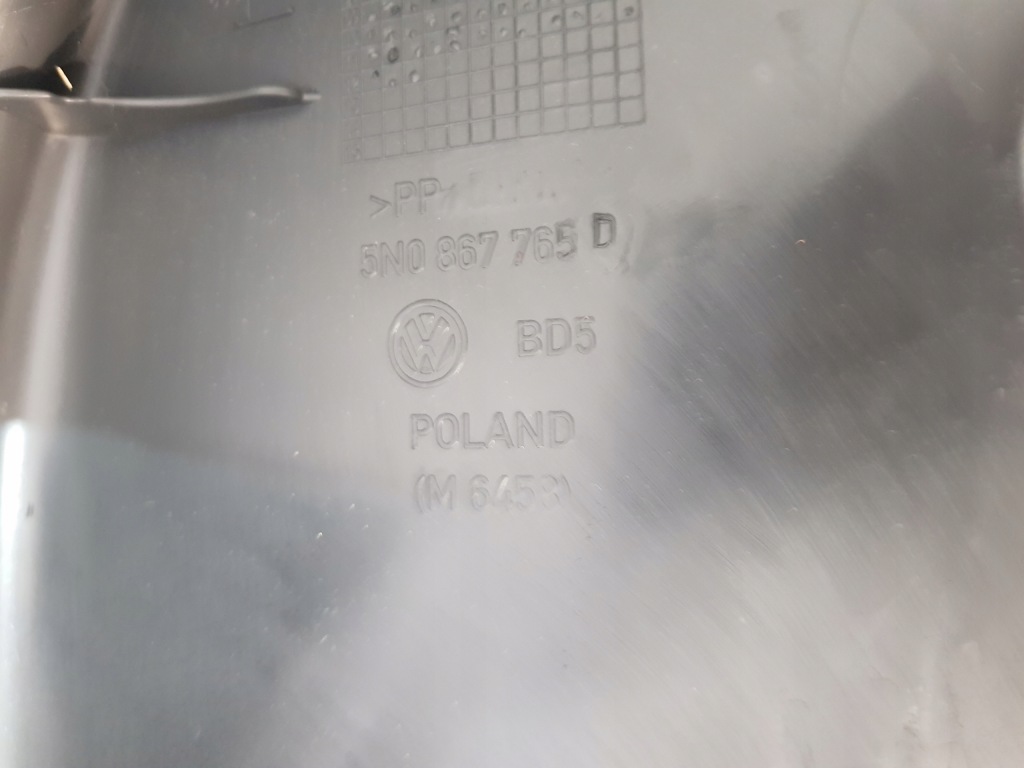 фото №12, Накладка подушка безпеки лівий задня 5n0867765d vw tiguan 5n 12r eur