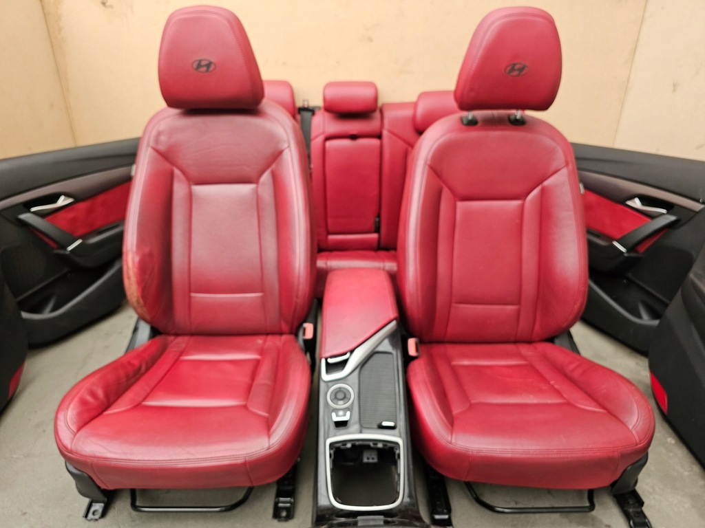 фото №11, Hyundai i40 kombi комплект сидінь сидіння шкіряний оббивка шкіряний чохол