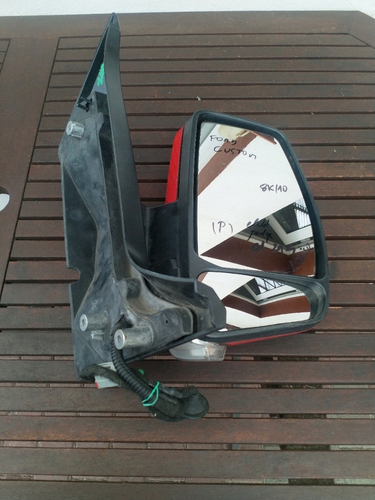 фото №11, Зеркало ford transit custom 2013 el.zamykane оригинал europa правое 8 pin