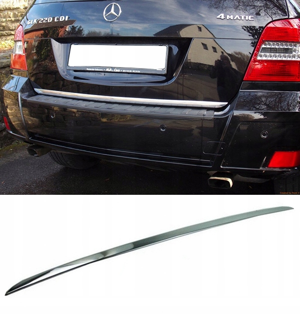 фото №1, Mercedes glk x204 молдинг хром хромированная na крышка