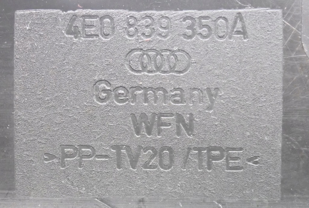 фото №7, Накладка захист замка двері audi a8 d3 4e0839350a