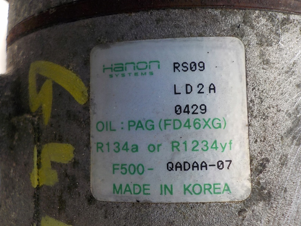 фото №6, Hyundai i10 i20 17r 1.2 16v 87km g4la компресор кондиціонера f500-qadaa-07