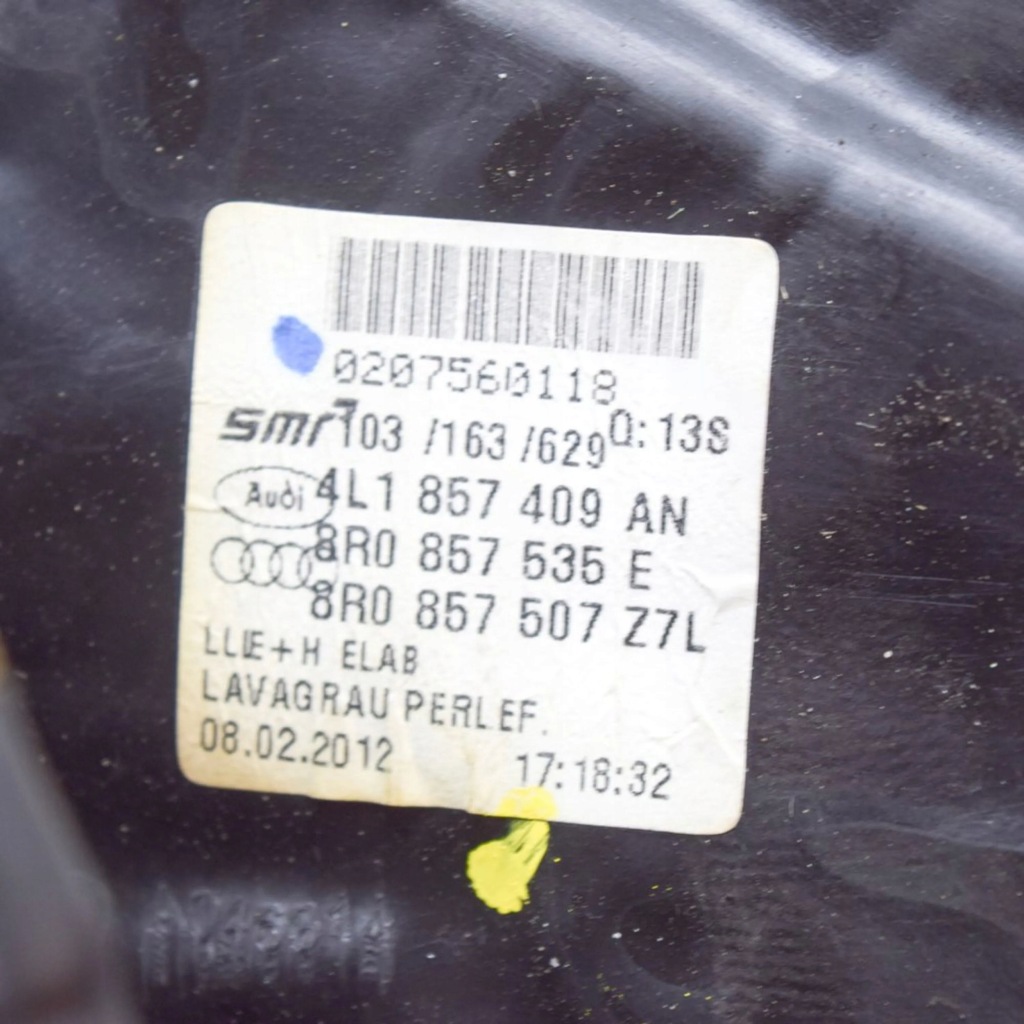 фото №9, Audi q7 4l 2012 левая сторона электрический зеркало боковой дверь передних