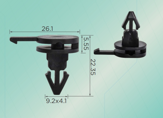 фото №2, Кліпса зачіп супорт накладки крила передній mini r50 r52 r53 7137036159