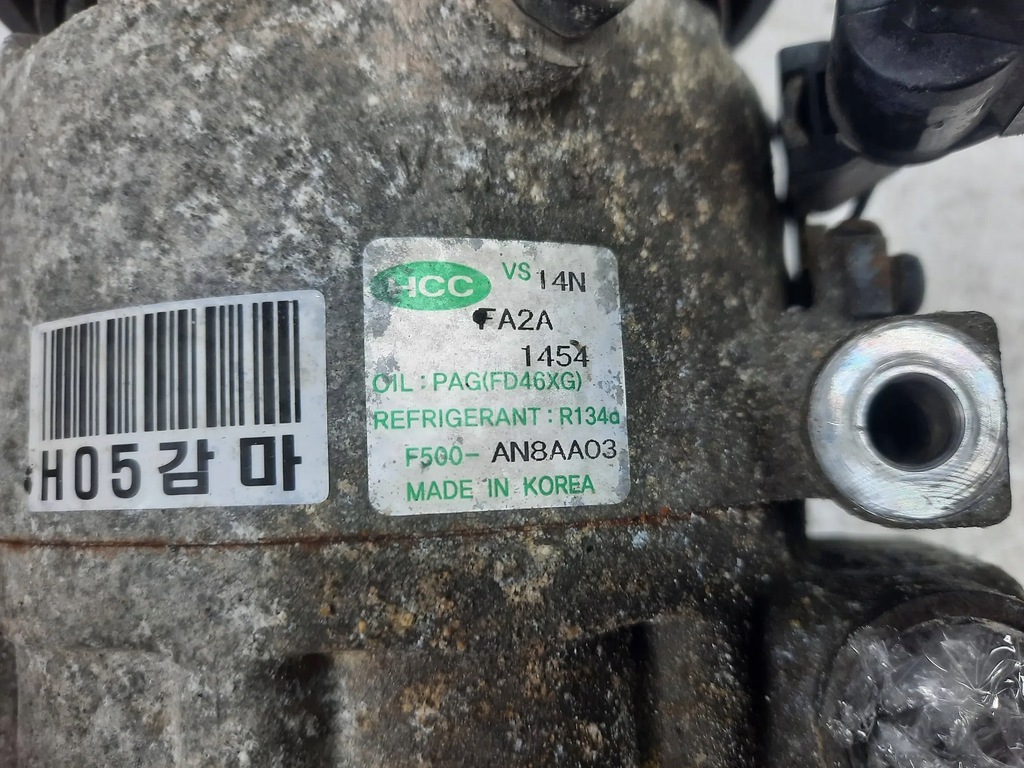 фото №7, Kia ceed i hyundai i30 1.4 16v компрессор кондиционера f500-an8aa-03