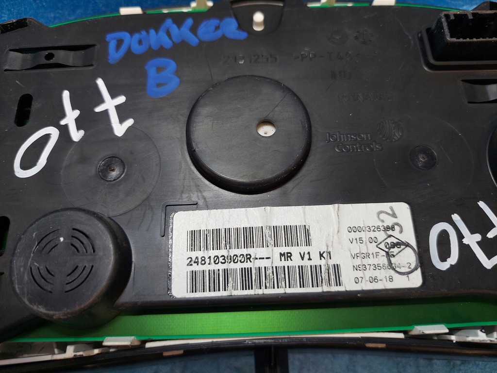 фото №11, Счетчик приборная панель dokker 1.6 b 248103900r