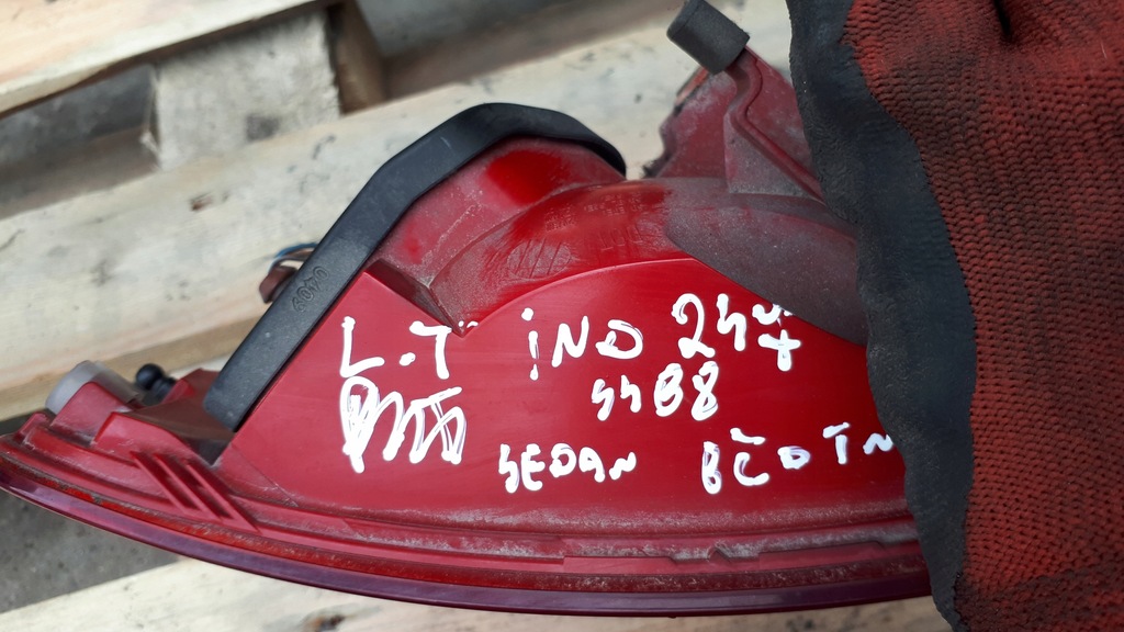 фото №10, S4 b8 a4 лампа левая левый задняя led крыло sedan