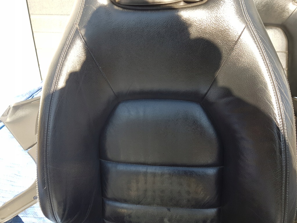 фото №9, Mercedes w207 c207 cabrio сиденья заднее сиденье обшивки комплект кожа воздуховод na шея