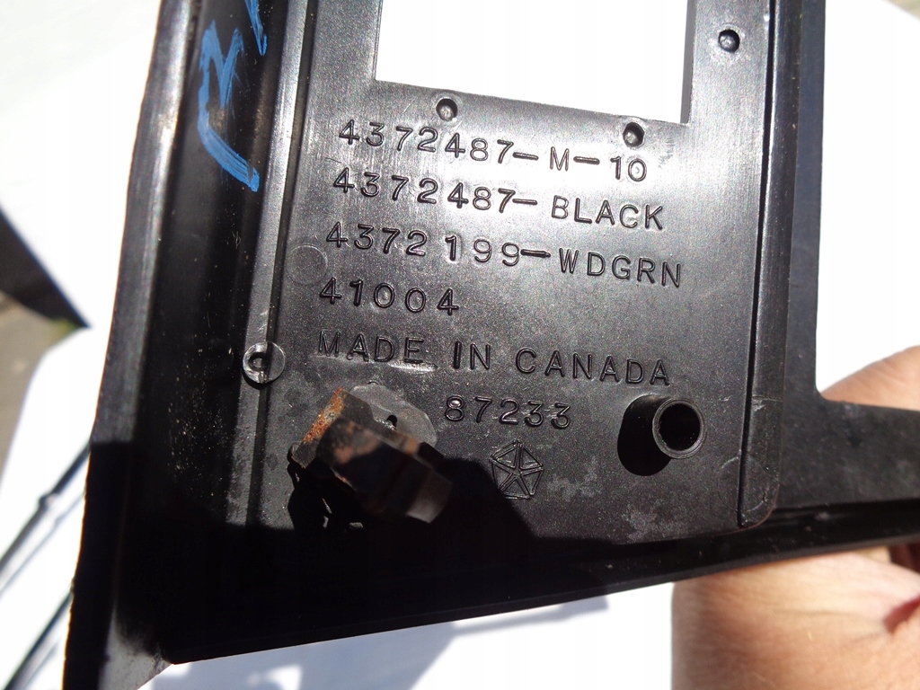 фото №6, Рамка панели радио dekor chrysler le baron 88r.