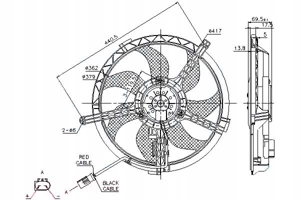 фото №2, Nissens вентилятор радіатора з корпус mini r56