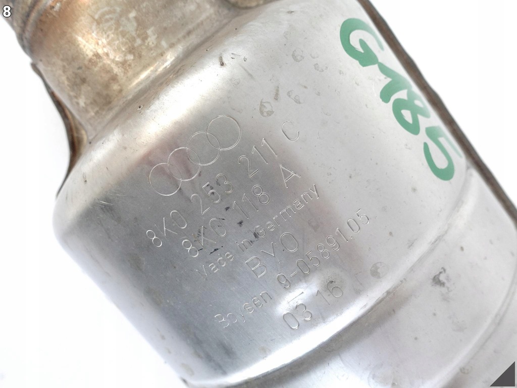 фото №9, Audi rs7 s7 4g8 rs6 s6 4g0 c7 труба выхлопная гаситель левая перед 4.0tfsi 70km