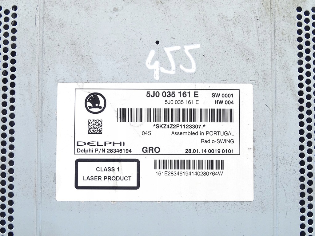 фото №4, Радио радиопроигрыватель cd skoda rapid i 5j 5j0035161e