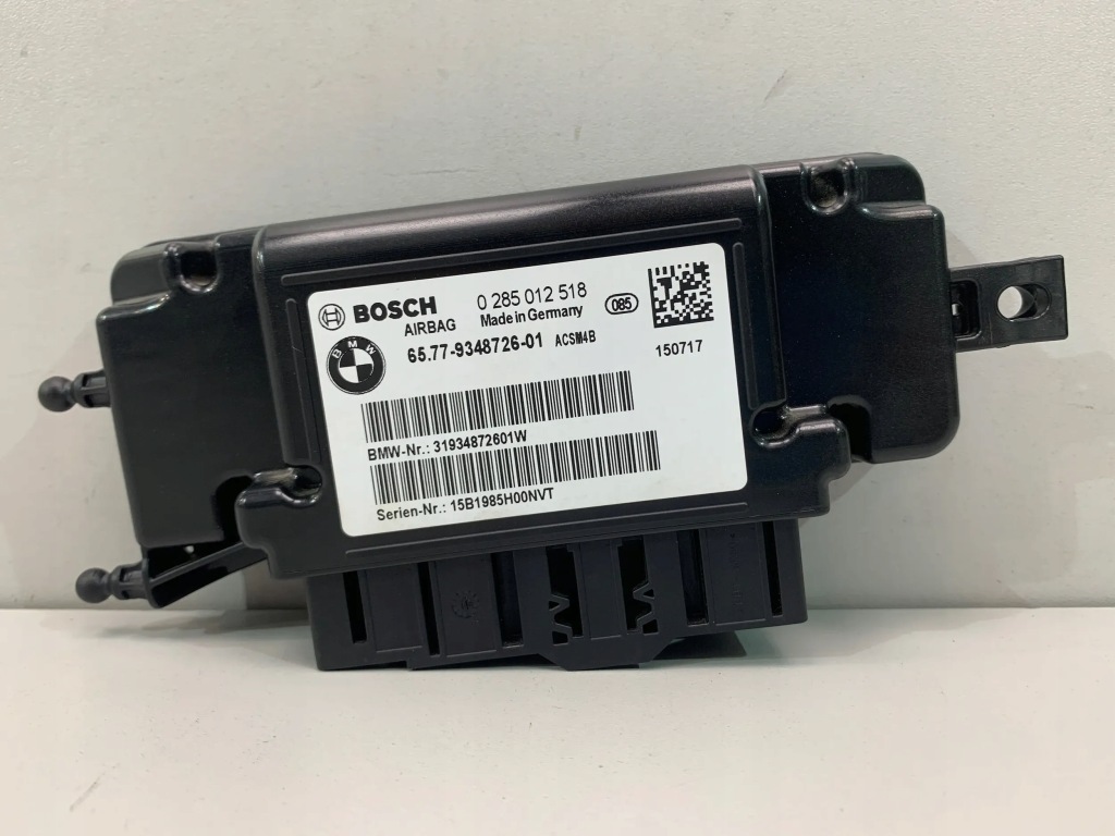 фото №1, Bmw f20 f30 f36 модуль датчик подушка безпеки 9348726