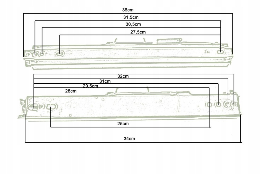 фото №9, Рейки сидіння kubełkowego спортивного універсальні подвійний з регулювання тюнінг