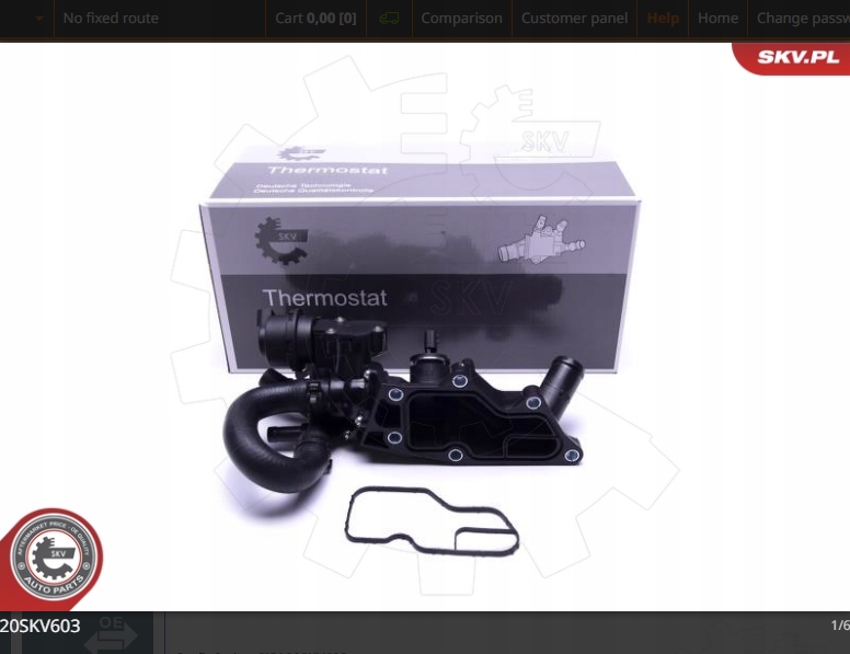 фото №2, Корпус термостата renault captur i clio iv 0.9